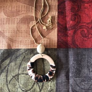 Animal Print Pendant Necklace